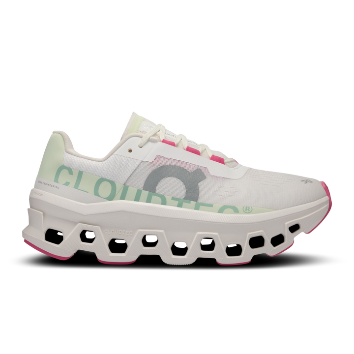 Cloudmonster Women's Shoes - White / Lima - Sneakerofhome - On Running - discount sneaker