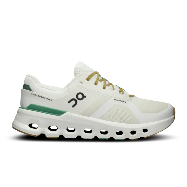 Cloudrunner 2 Women's Shoes - Undyed / Green - Sneakerofhome - On Running - discount sneaker