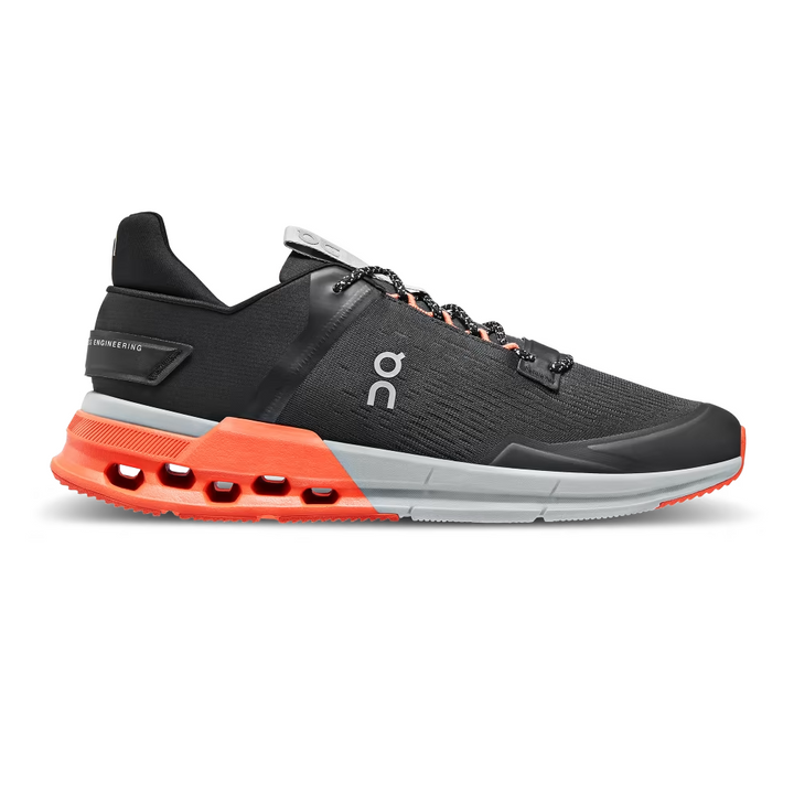 Cloudnova Flux Men's Shoes - Black / Flame - Sneakerofhome - On Running - discount sneaker