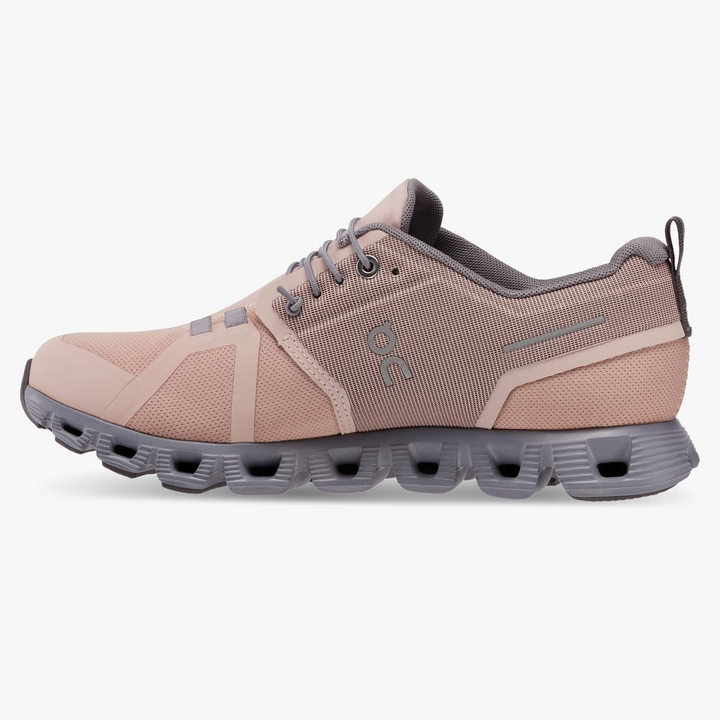 Cloud 5 Waterproof Women's Shoes - Rose / Fossil - Sneakerofhome - On Running - discount sneaker