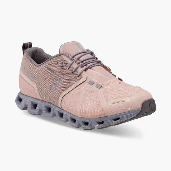 Cloud 5 Waterproof Women's Shoes - Rose / Fossil - Sneakerofhome - On Running - discount sneaker