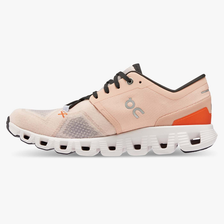 Cloud X 3 Women's Shoes - Rose / Sand - Sneakerofhome - On Running - discount sneaker