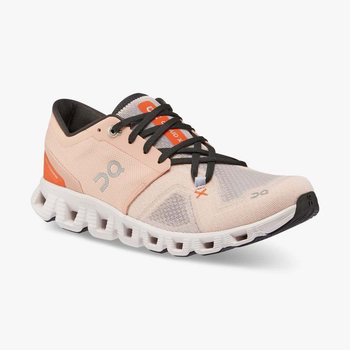 Cloud X 3 Women's Shoes - Rose / Sand - Sneakerofhome - On Running - discount sneaker